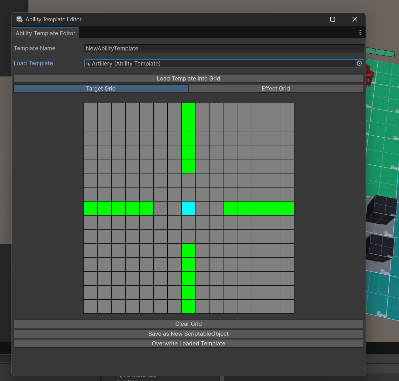 Ability template editor